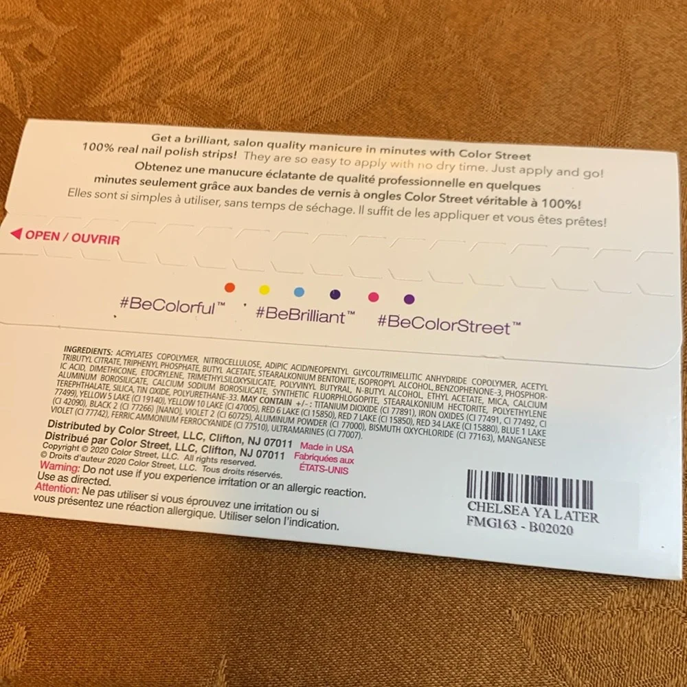 Pack of 5 brand new COLOR STREET 100% nail polish strips - Picture 14 of 14